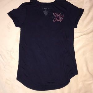 Cut-out neckline top